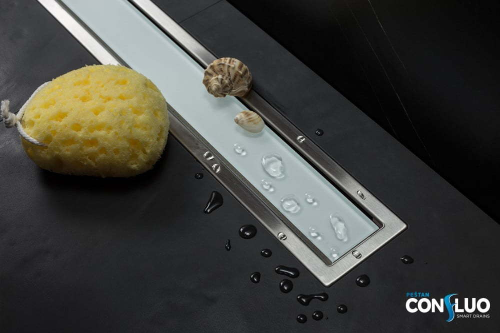 Душевой лоток Pestan Confluo Premium Line 650 White Glass