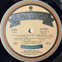 Виниловая пластинка Bon Jovi - New Jersey LP