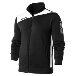 Куртка от костюма MIKASA MT542-046-XL, размер XL, 70% хлопок 30% полиэстер, черно-белый