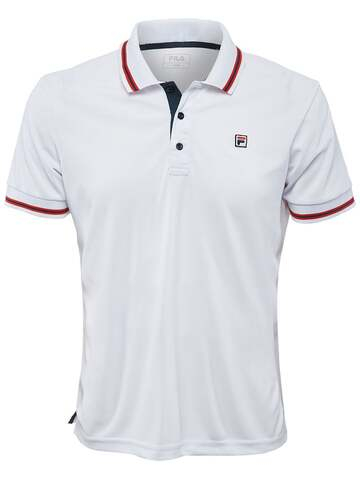 Мужское теннисное поло Fila Polo Button "Piro" M - white