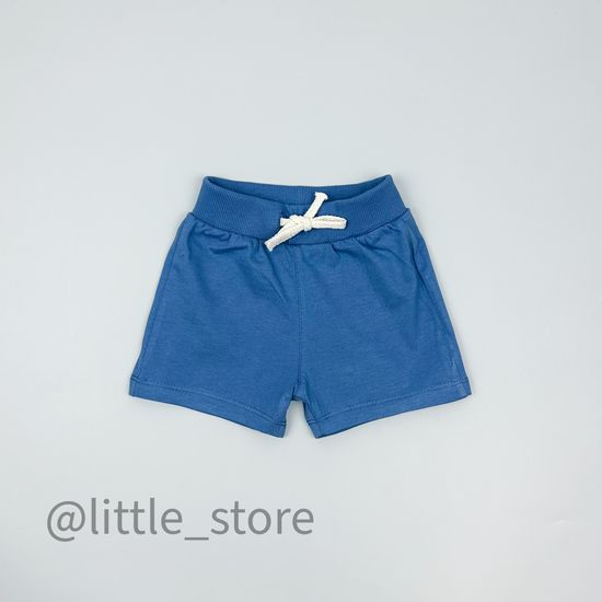 Шорты хлопковые "Summer moments" синяя волна