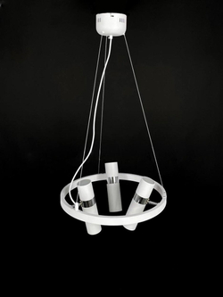 Светильник подвесной светодиодный Lanbos, 6 ламп GU10, до 15 кв м, белый