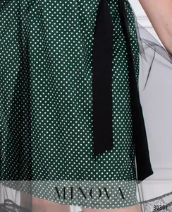 Платье 8603-темно-зеленый Minova