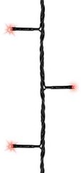 Светодиодная гирлянда с контроллером 9 м, 220V., 120 красных LED ламп, черный ПВХ, Kaemingk (494117)