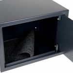 Сейф мебельный DASWERK SC-250EL (250х350х250 мм), электронный замок, графит, 291343