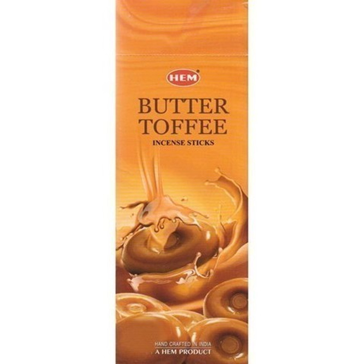 HEM Butter Toffee шестигранник Благовоние Сливочная ириска (молочная карамель, ваниль, апельсин, манго)