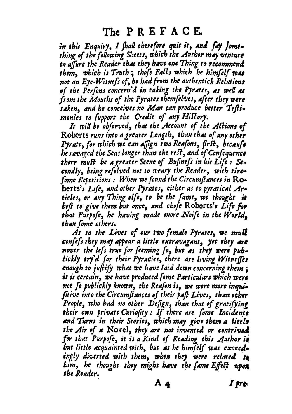 A general history of the pyrates | Daniel Defoe