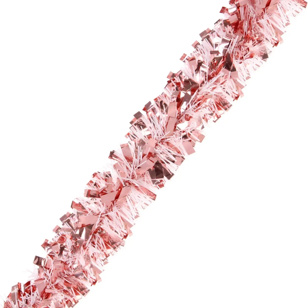 Мишура «Блеск» 2 м 9 см, Медный/Белый