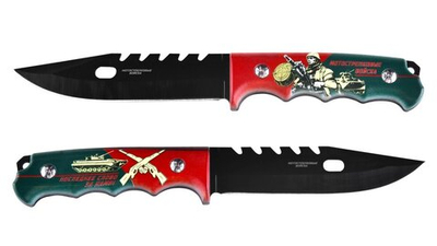 Нож с символикой Мотострелковых войск