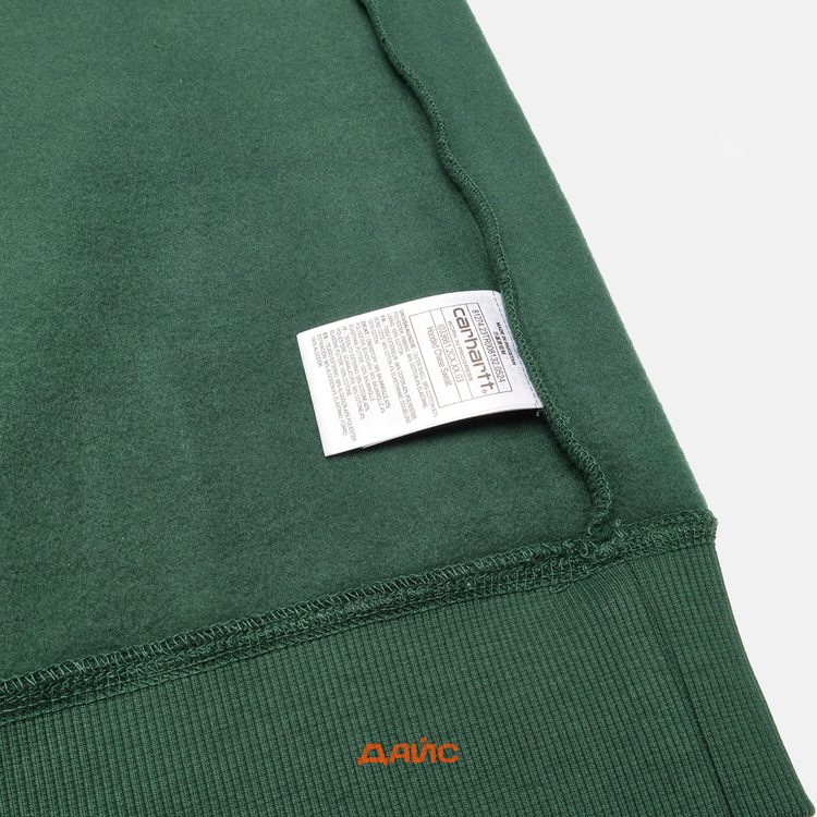 Толстовка мужская Carhartt WIP Hooded Chase Sweatshirt  артикул:I033661_sycamore - купить в магазине Дайс