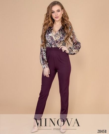 Комбинезон 1128-сливовый Minova Фото 2