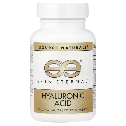 Source Naturals, Skin Eternal®, гиалуроновая кислота, 60 таблеток