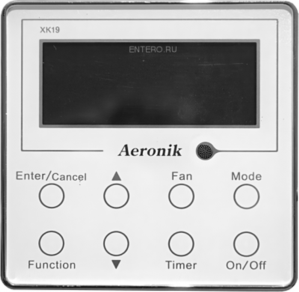Кассетный фанкойл Aeronik AFP 140 XD/B-T с панелью TB03 (8,0 кВт)