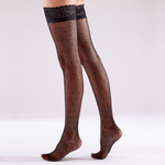 Изумительные чулки в мелкий горошек (Размер: S-M-L) (Цвет: черный)