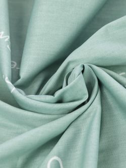 Пододеяльник "КОТИКИ (мята)" евро 200х215 см Сказка сатин