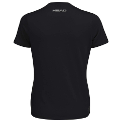 Женская теннисная футболка Head Club Basic T-Shirt - черный