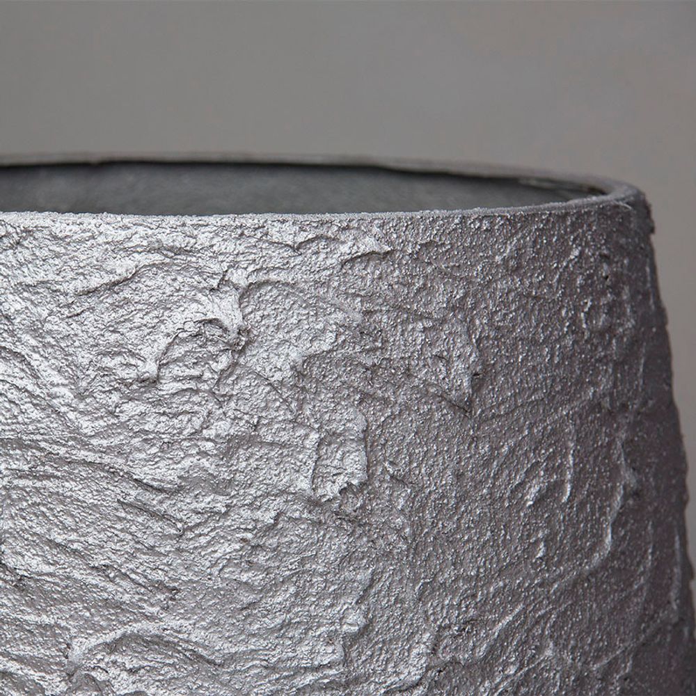 Кашпо BOWL SILVER MAX D52 H29