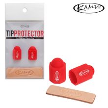 Набор для защиты бильярдной наклейки Kamui Tip Protector + Tip Burnisher ø11.75-14мм красный