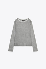 Двухслойный трикотажный свитер - ZARA