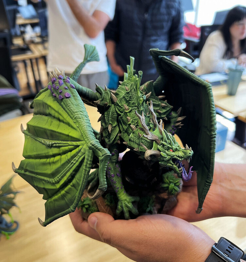 Дракон монстр миниатюра для dnd, днд, pathfinder, фентези, Настольная игра, НРИ, Варгейм, РПГ