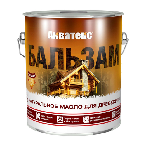 Пропитка по дереву Антисептик АКВАТЕКС Бальзам махагон  2,2л (Рогнеда)