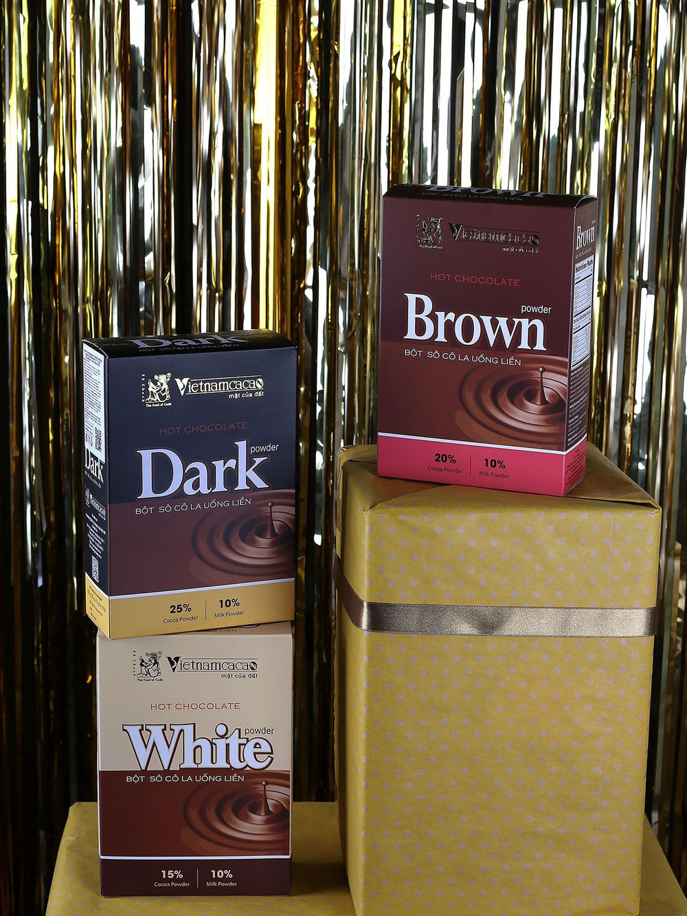 Горячий шоколад 3 в 1 вьетнамский Brown - VietnаmCacao