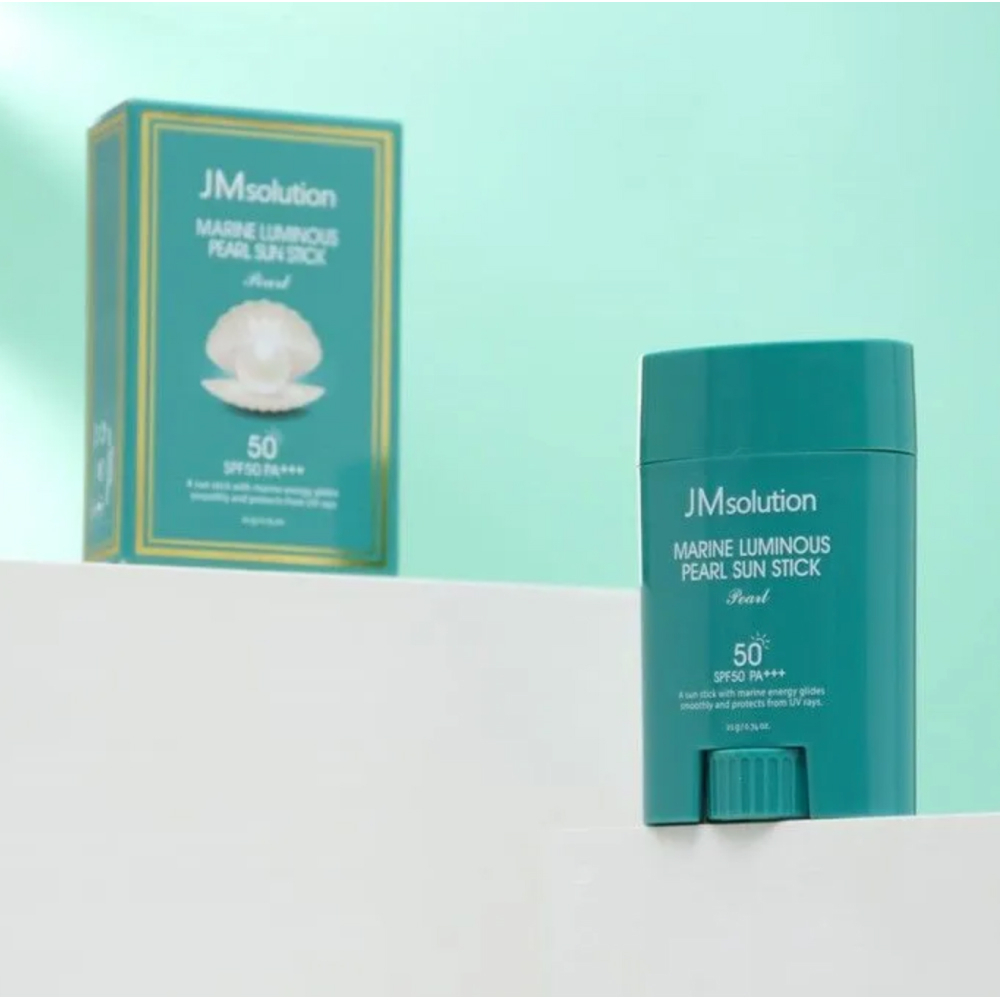 Солнцезащитный стик с жемчугом JMsolution Marine Luminous Pearl Sun Stick SPF50+ PA++++