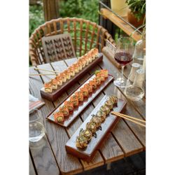 Блюдо прямоугольное 41*10,5 см h1,5 см   P.L. [6]