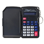 Калькулятор карманный Kenko 8 Bit с крышкой и брелком, LCD, 10.2*6.2*1.4 см, чёрный