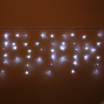 Гирлянда для улицы Бахрома 3м 100ламп LED, 8 реж, Белый