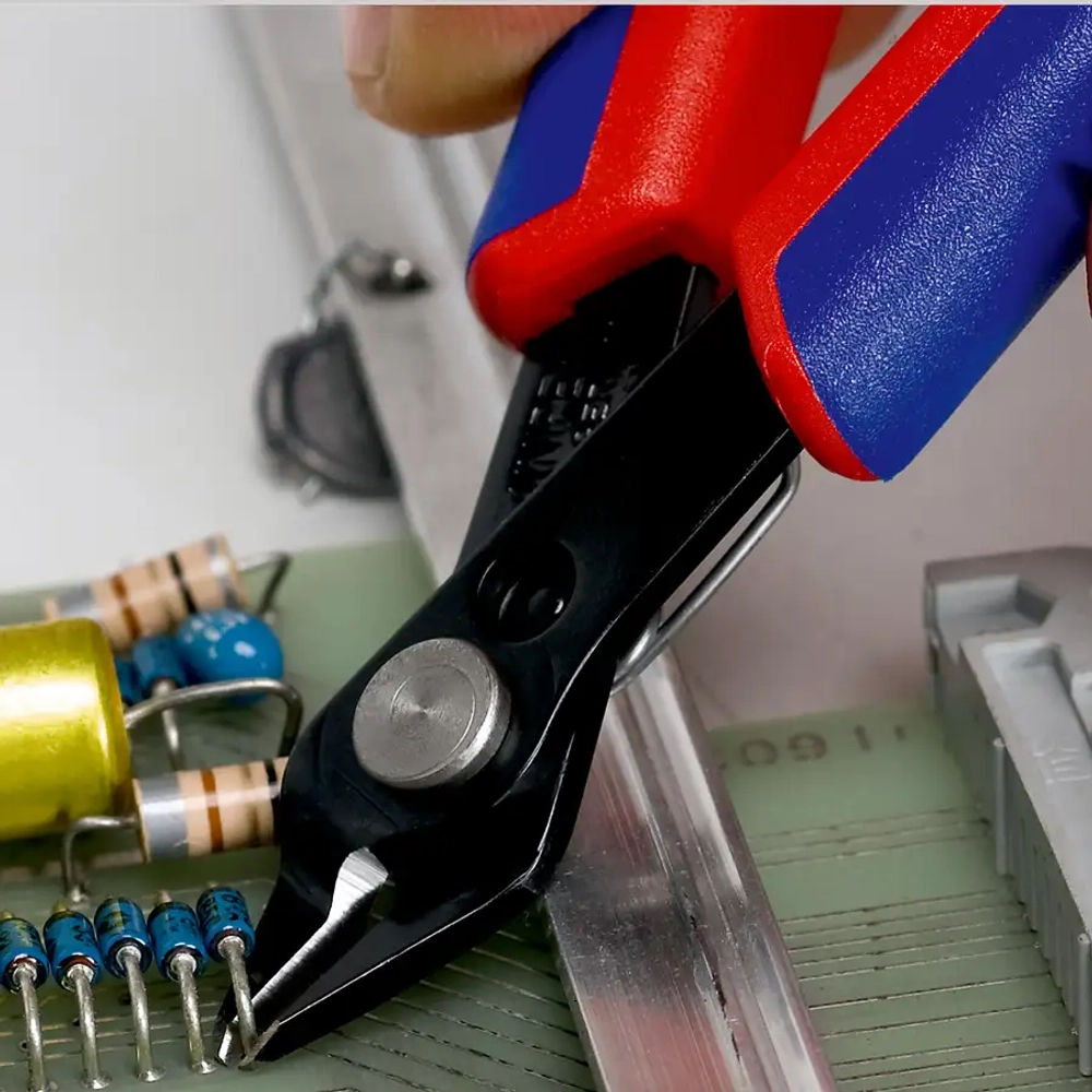 Кусачки для электроники Electronic Super Knips® чернёные 125 мм Knipex 78 61 125