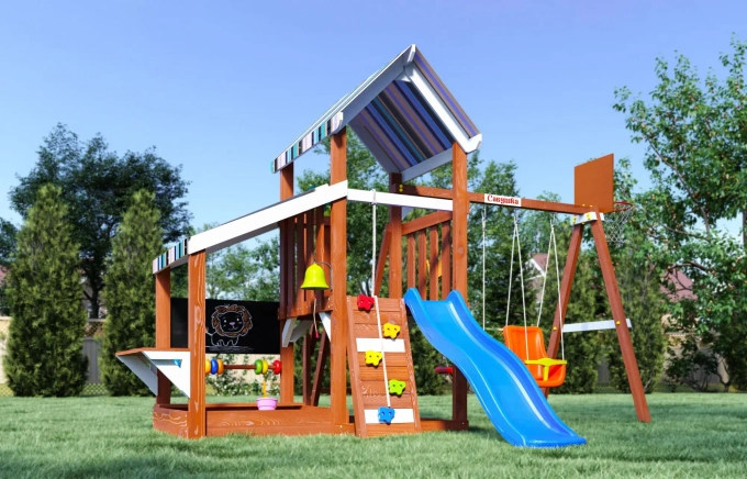 Детская площадка Савушка Тусун - 10 (синий)