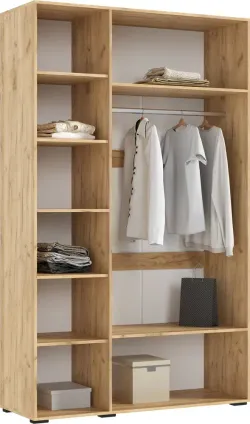 Шкаф 3-х ств., "Ирис" (браш мени грин/дуб крафт) МФ Миф