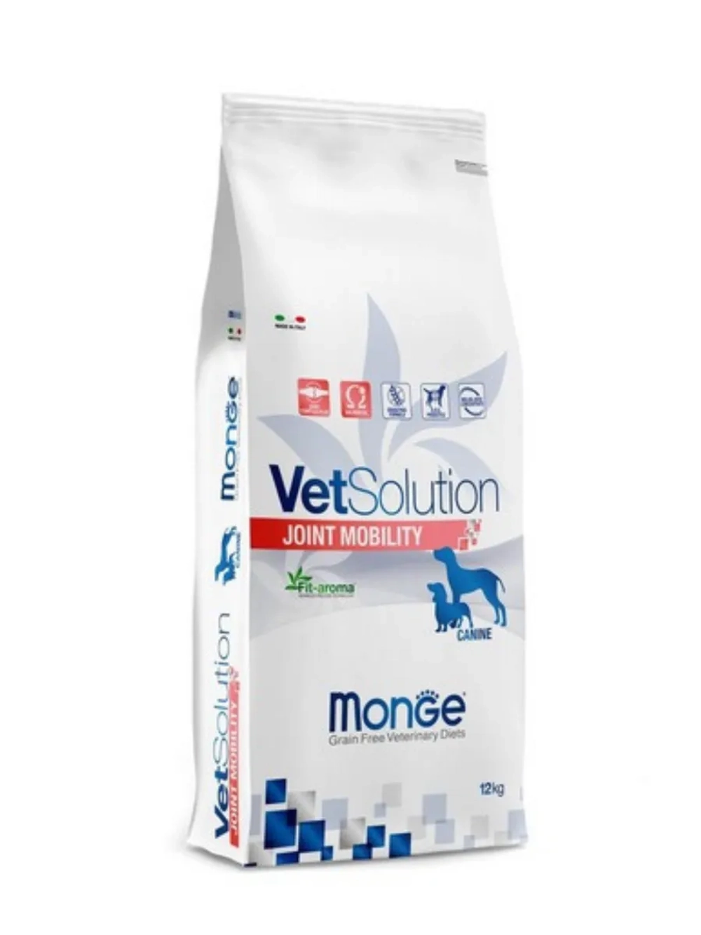 Monge VetSolution Dog Joint Mobility(Монж мобилити) сухой корм для собак и щенков, диетический, при заболеваниях суставов 12кг
