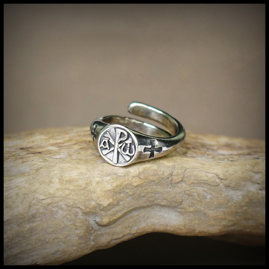 Кольцо "Хризма" новое , мельхиор