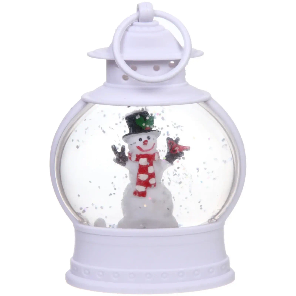 Сувенир с подсветкой «Снеговик-Снежная зима» 8,5*4*12 см