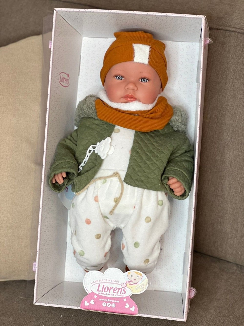 Кукла Llorens мягконабивная 44см Talo (84465)