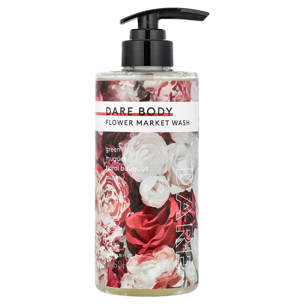 Missha, Dare, гель для душа, цветочный рынок, 500 мл (16,9 жидк. унции)