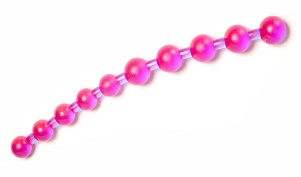 Фиолетовые анальные бусы SPECTRA GELS