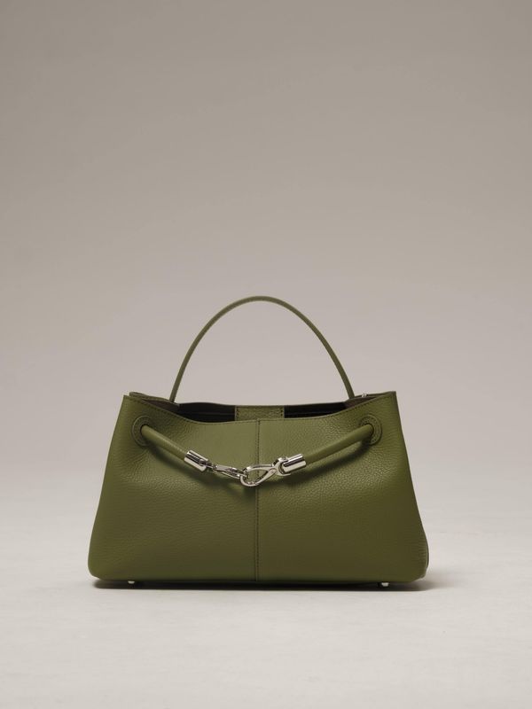 Кожаная сумка Ties DBR 31185 зеленый бамбук