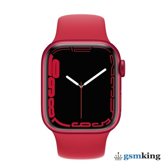 Apple Watch Series 7 GPS 41mm (PRODUCT)RED Aluminum Case with Sport Band (PRODUCT)RED MKN23LL/A