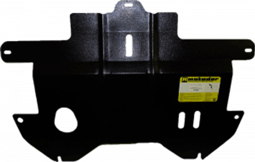 Защита картера Двигателя, КПП. 2 мм, Сталь. для Chevrolet Spark 2010-2015 MOTODOR.03033