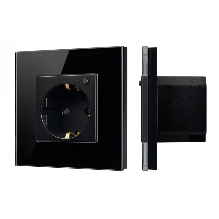Розетка электрическая с Zigbee управлением SCT-OMALI-EUZB1-PL-BK (240V, 16A, Zigbee) Arlight 050216