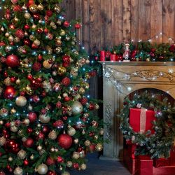 ULD-S2000-200-DGA WHITE IP20 Гирлянда светодиодная. 20м. 200 светодиодов. Белый свет. Провод зеленый. ТМ Uniel