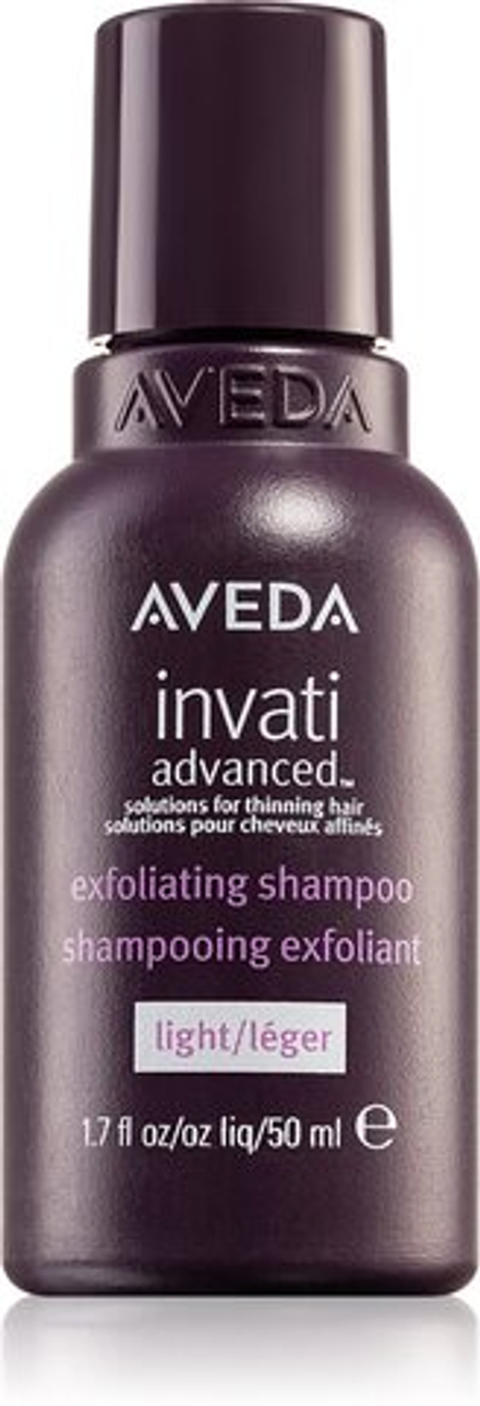 Aveda Invati Advanced Exfoliating Light Shampoo - нежный очищающий шампунь с эффектом пилинга /   50  ml  / GTIN 018084022870