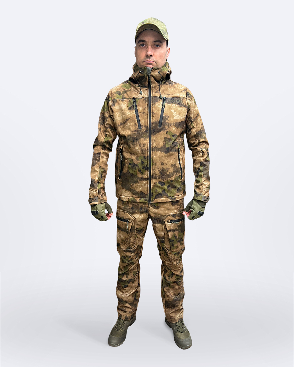 Костюм BOND Snow Bars Зелёный лес — демисезонный софтшелл