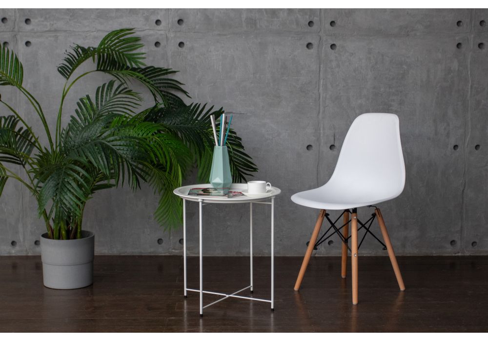 Журнальный столик-поднос Tray 47х51 white