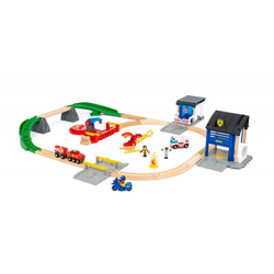 Brio - Поезда и транспортные средства Deluxe Set Fire Brigade and Police 36025