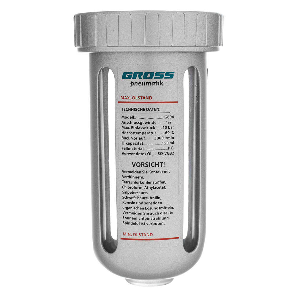 Блок подготовки воздуха регулятор-фильтр-лубрикатор G804, 1/2 Gross