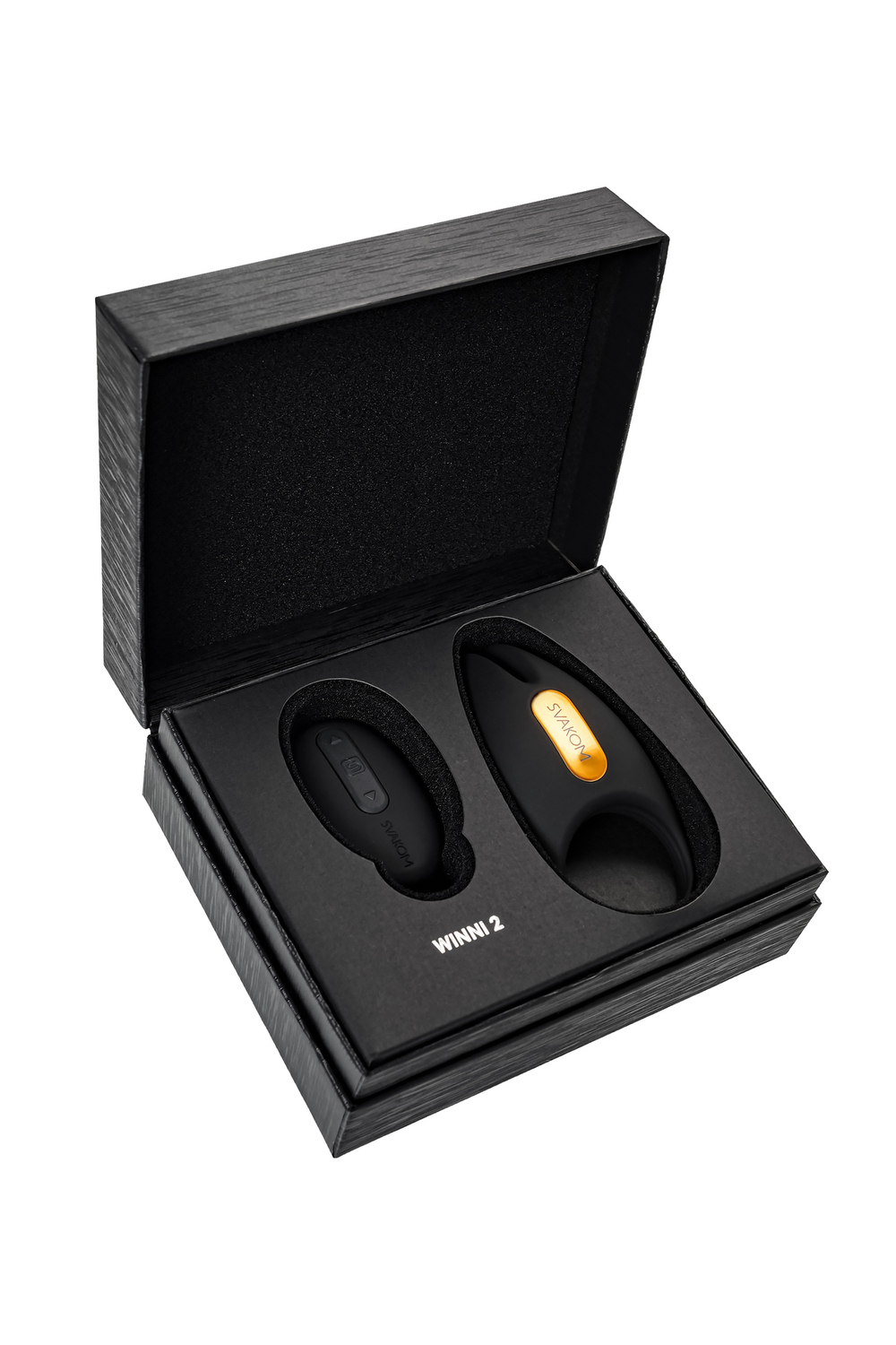 Виброкольцо Svakom Winni 2 черное 9,3 см